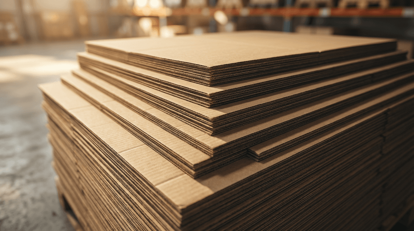 Hands placing foam padding around a product inside a cardboard box